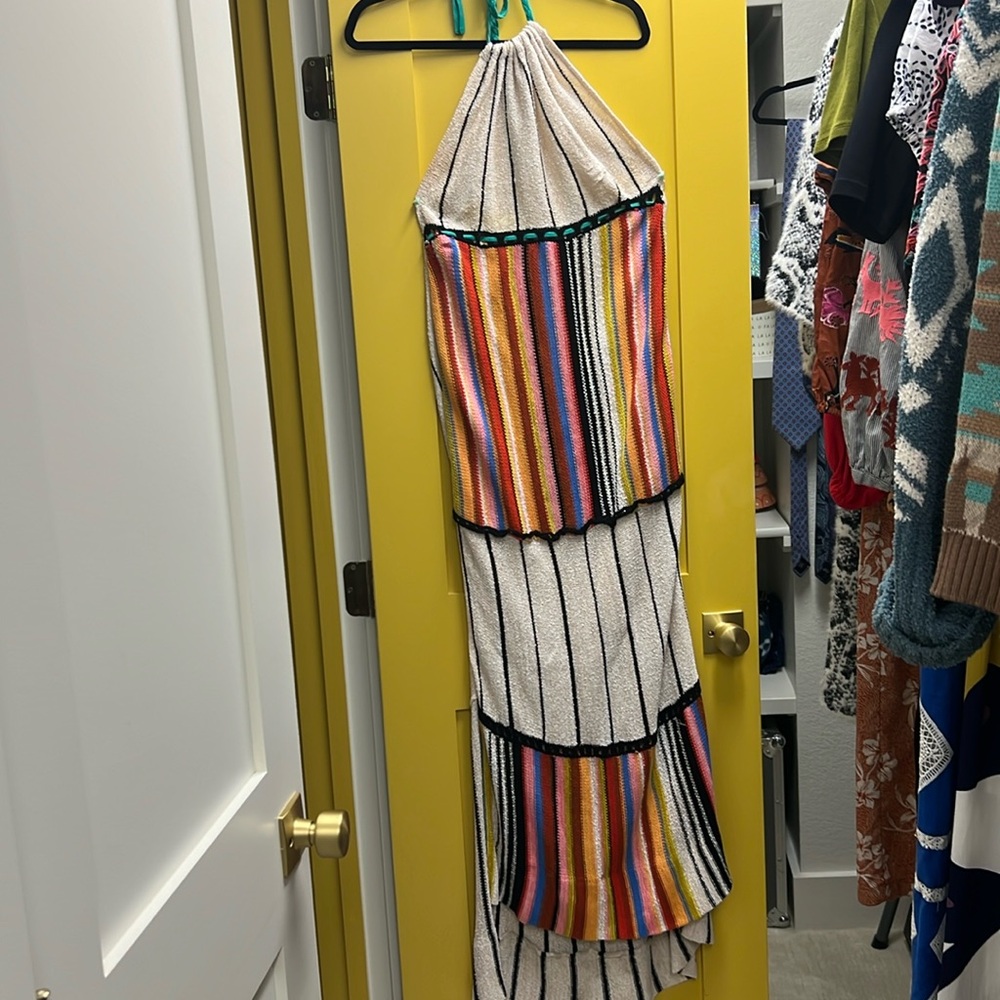Free People rainbow maxi dress